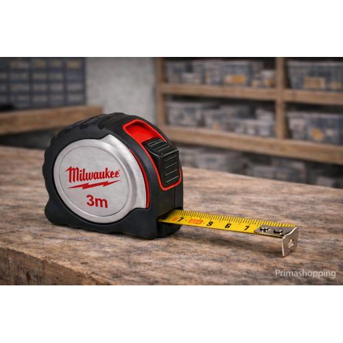 Milwaukee flessometro slim 3m x 16 mm metro a nastro compatto