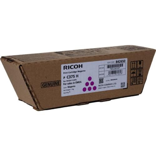 ORIGINALE Ricoh toner magenta 842650 P C375H ~10000 Pagine 842650 P C375H EAN 4961311979828
