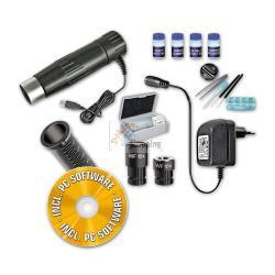 BRESSER BIOLUX KIT MICROSCOPIO CEA 40X-1024X USB MOD. 8855000 EAN 4007922152738