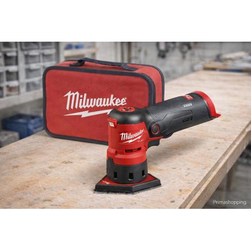 Levigatrice a delta a batteria Milwaukee M12FDSS-0B solo corpo macchina 12V Li-Ion con borsa
