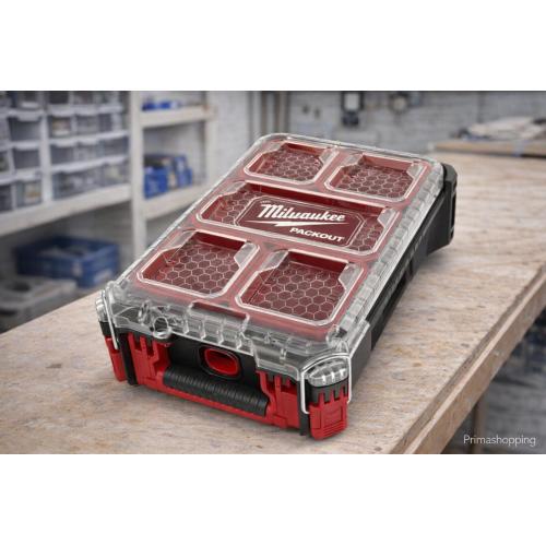 Milwaukee packout compact organizer portautensili con divisori regolabili