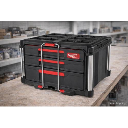 Cassettiere Milwaukee packout cassettiera portautensili 2+1 cassetti