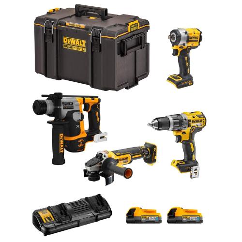 DeWALT Kit DWK405PS (DCH172 + DCF921 + DCD796 + DCG405 + 2 x 1,7 Ah + DCB132 + DS400)