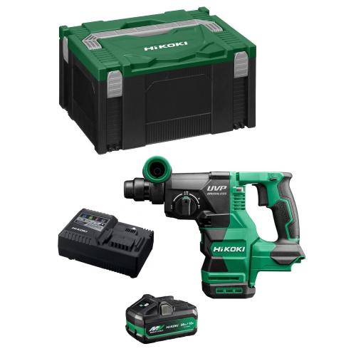 Martello Perforatore HIKOKI DH3628DAB1X (1 x 4,0Ah/8,0Ah + UC18YSL3 + Valigetta HSC III)