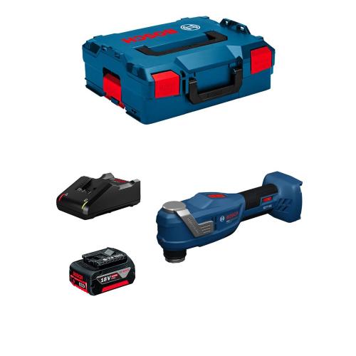 Utensile Multifunzione BOSCH GOP 18V-30 (1 x 4,0 Ah + GAL18V-40 + L-Boxx 136)