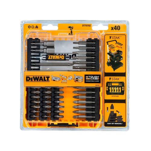 Set di bit per avvitare Tough Case DeWALT DT70702-QZ (40 pezzi)