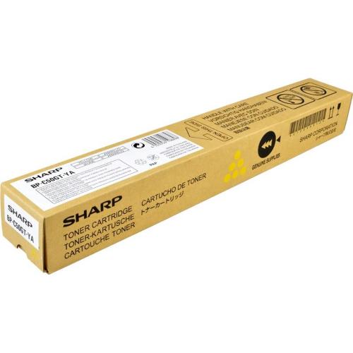 ORIGINALE Sharp toner giallo BP-C50GTYA BPC50GTYA ~8000 Pagine BP-C50GTYA BPC50GTYA EAN 4550556108898