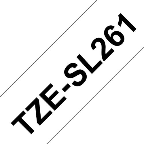 ORIGINALE Brother Nastro Nero su bianco TZe-SL261 Nastro per etichette nero su bianco con pellicola aggiuntiva laminata Brother TZe-SL261 â€" 36 mm di larghezza TZe-SL261  EAN 4977766806428