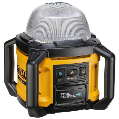 DEWALT FARO LED 18V con fascio di luce a 360°, DCL074-XJ