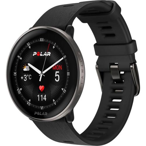 POLAR IGNITE 3 TITANIUM CINTURINO SILICONE NERO MOD. 900110027 EAN 725882064925