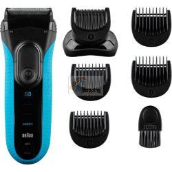 BRAUN SERIES 3 3010 BT NERO/BLU MOD. 735483 EAN 8700216735483