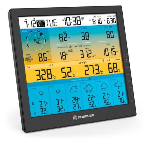BRESSER STAZ. METEO 7-IN-1 SOLAR 6 GIORNI 4CAST PRO SF MOD. 7003220 EAN 4007922071855