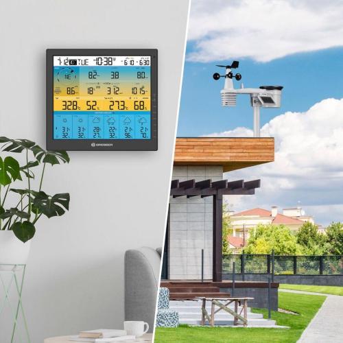BRESSER STAZ. METEO 7-IN-1 SOLAR 6 GIORNI 4CAST PRO SF MOD. 7003220 EAN 4007922071855