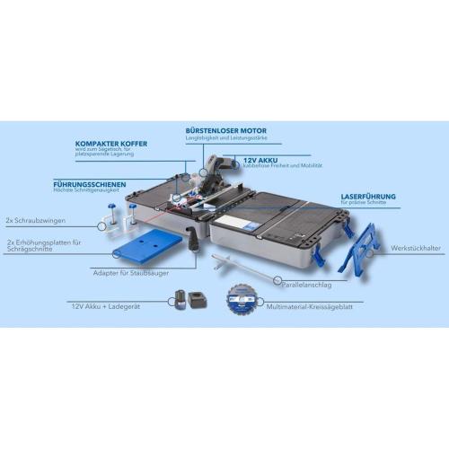DREMEL COMPACT SAW INCL. PORTABLE SAW STATION CASE MOD. F013CS12JM EAN 4053423304237