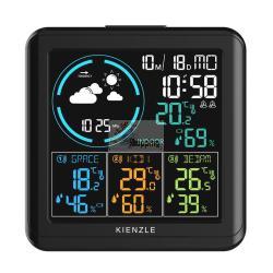 KIENZLE HOME WEATHER STATION W. 3 RADIO-CONTROLLED SENSORS MOD. 15004 EAN 4007922097657