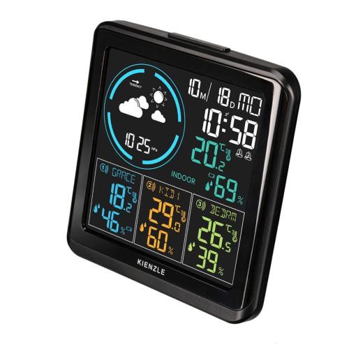 KIENZLE HOME WEATHER STATION W. 3 RADIO-CONTROLLED SENSORS MOD. 15004 EAN 4007922097657