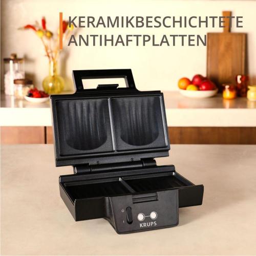KRUPS FDK 462 SANDWICHMAKER NERO MOD. FDK462 EAN 3045380026292