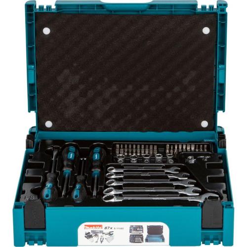 MAKITA E-11542 SET UTENSILI 87 PZ. IN MAKPAC M. 1 MOD. E-11542 EAN 88381583466