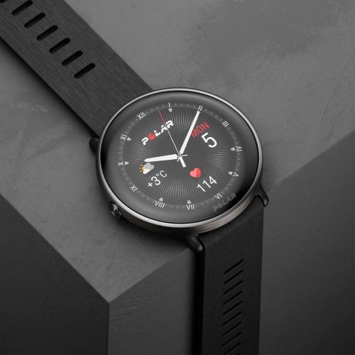 POLAR IGNITE 3 TITANIUM CINTURINO SILICONE NERO MOD. 900110027 EAN 725882064925