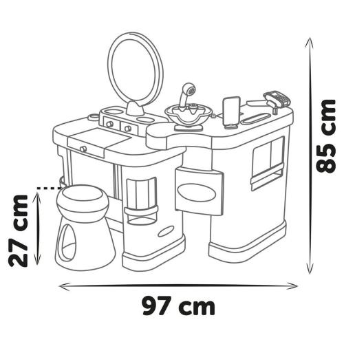 SMOBY MY BEAUTY CENTER COSMETIC STUDIO MOD. 320256 EAN 3032163202561