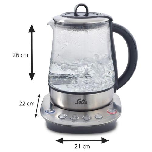 SOLIS TEA KETTLE DIGITAL 5515 BOLLITORE E TEIERA MOD. S0017 EAN 7611210962359