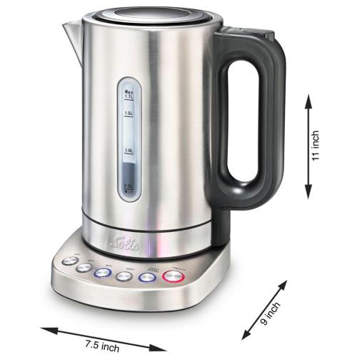 SOLIS VARIO TEMP KETTLE 5516 BOLLITORE CON SCELTA TEMPERAT. MOD. S0210 EAN 7611210962397