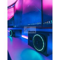 SPEEDLINK GRAVITY CARBON RGB 2.1 SUBWOOFER SYSTEM, BLACK MOD. SL-830100-BK EAN 4027301380262