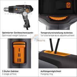 STEINEL HM 2120 E PISTOLA ARIA CALDA MOD. 89603 EAN 4007841089603