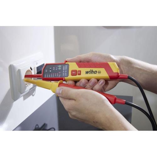 WIHA TESTER DI TENSIONE E CONTIN. 12 - 1.000 V AC, CAT IV MOD. 45216 EAN 4010995452162