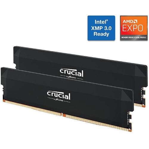 Crucial Pro DDR5-6000 32GB Kit (2x 16GB) OC Gaming Black mod. CP2K16G60C36U5B