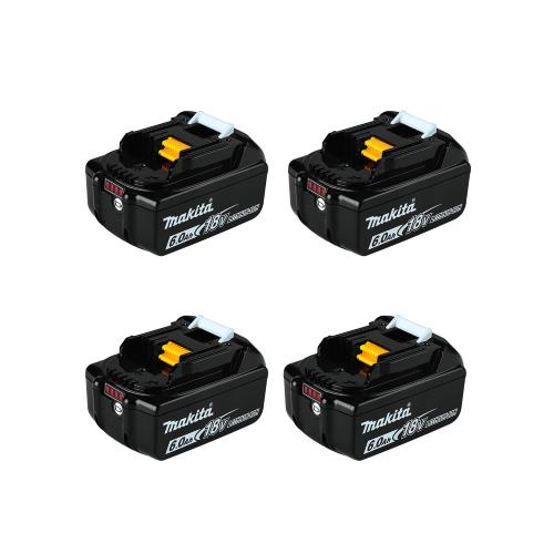 Pack da 4 batterie  MAKITA BL1860 (18V - 6,0 Ah)