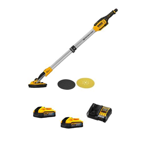 Levigatrice per muro DeWALT DCE800H2-SK (2 x 5,0 Ah Powerstack + DCB1104)