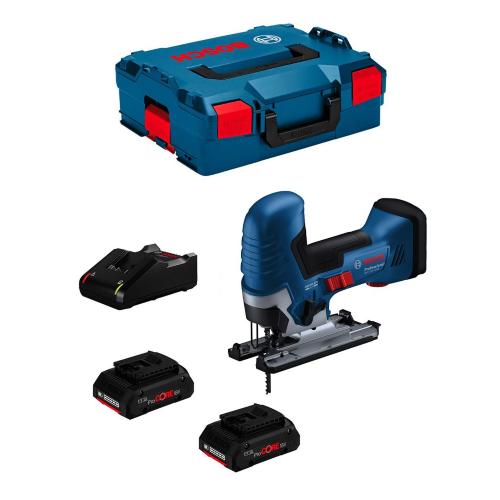 Seghetto Alternativo BOSCH GST 18V-125 S (2 x 4,0 Ah ProCORE + GAL18V-40 + L-Boxx 136)