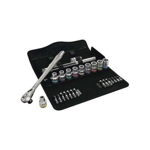 Set di bussole e inserti per avvitare WERA 8100 SC 8 Zyklop 1/2" (28 pezzi)