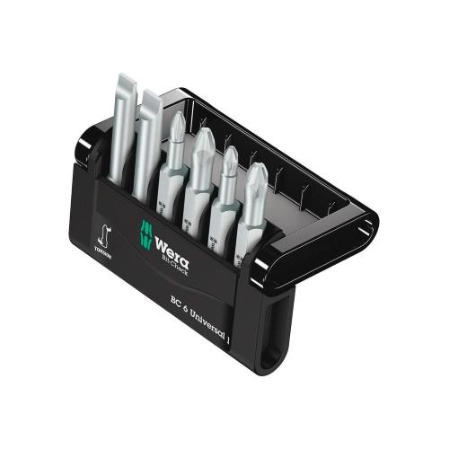 Set di inserti per avvitare WERA Bit-Check 6 Universal 1 (6 pezzi)