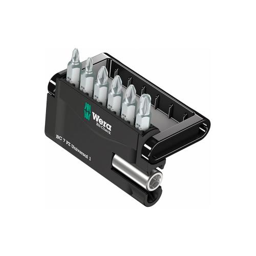 Set di inserti per avvitare WERA Bit-Check 7 PZ Universal 1 (7 pezzi)