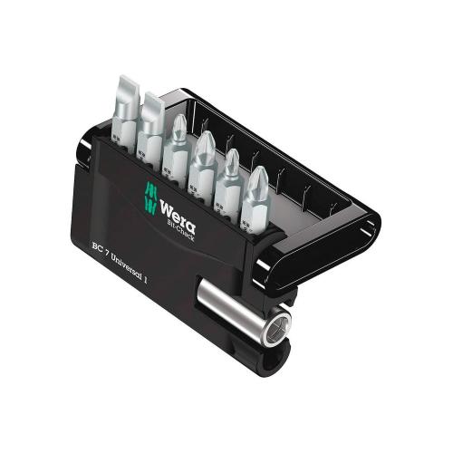 Set di inserti per avvitare WERA Bit-Check 7 Universal 1 (7 pezzi)