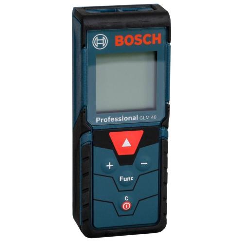 BOSCH GLM 40 PROFESSIONAL MISURATORE DISTANZA LASER MOD. 601072900 EAN 3165140790406