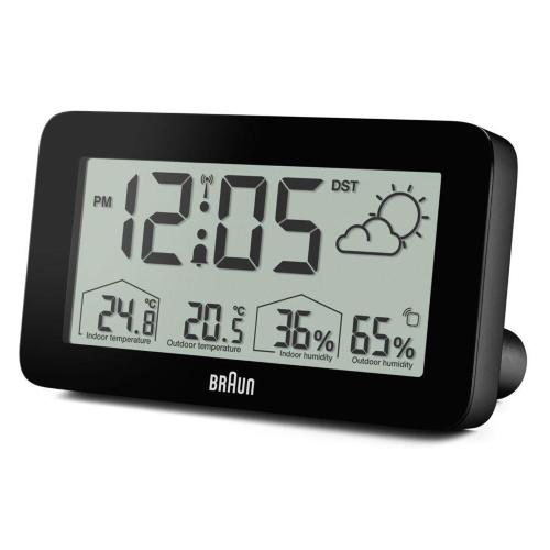 BRAUN BC 13 BP DCF STAZIONE METEO RADIOCONTR. NERO MOD. 67604 EAN 4007218676047