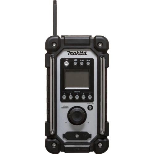 Makita DMR116 – Radio da Cantiere Cordless 14,4/18 V FM/AM – Compatibile Batterie LXT – Audio Stereo & AUX