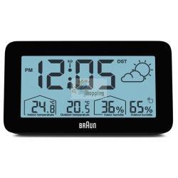 BRAUN BC 13 BP DCF STAZIONE METEO RADIOCONTR. NERO MOD. 67604 EAN 4007218676047