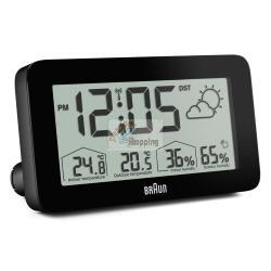 BRAUN BC 13 BP DCF STAZIONE METEO RADIOCONTR. NERO MOD. 67604 EAN 4007218676047