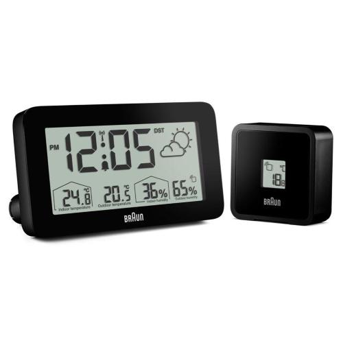 BRAUN BC 13 BP DCF STAZIONE METEO RADIOCONTR. NERO MOD. 67604 EAN 4007218676047