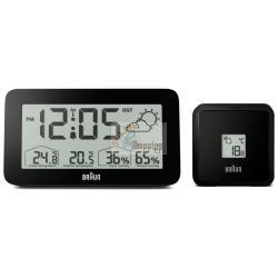 BRAUN BC 13 BP DCF STAZIONE METEO RADIOCONTR. NERO MOD. 67604 EAN 4007218676047