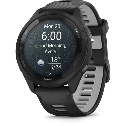 GARMIN FORERUNNER 265 NERO/GRIGIO CHIARO MOD. 010-02810-10 EAN 753759313715