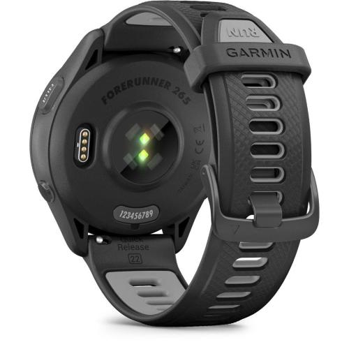 GARMIN FORERUNNER 265 NERO/GRIGIO CHIARO MOD. 010-02810-10 EAN 753759313715