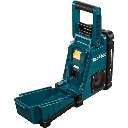 Makita DMR116 – Radio da Cantiere Cordless 14,4/18 V FM/AM – Compatibile Batterie LXT – Audio Stereo & AUX