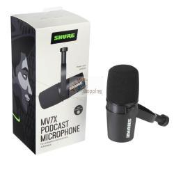 SHURE MV7X MICROFONO DINAMICO PODCAST XLR NERO MOD. MV7X EAN 42406738071