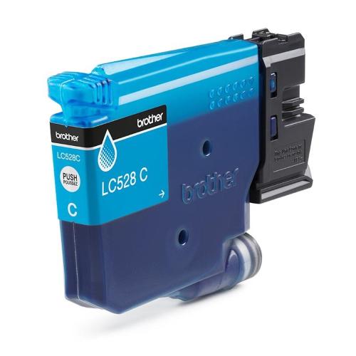 ORIGINALE Brother Cartuccia d'inchiostro ciano LC528C LC-528C ~5000 Pagine Cartuccia d'inchiostro ciano ad altissima capacitÃ  Brother LC528C - confezione singola. Stampa fino a 5.000 pagine. LC528C LC-528C EAN 4977766842921