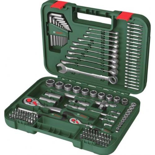 Bosch 1600A02Z9B Set di utensili manuali 132 pezzi    